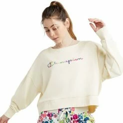 Women's Champion® Campus French Terry Crewneck Sweatshirt Natural 7 Women's Champion® Campus French Terry Crewneck Sweatshirt Natural -Champion shop unnamed file 1004