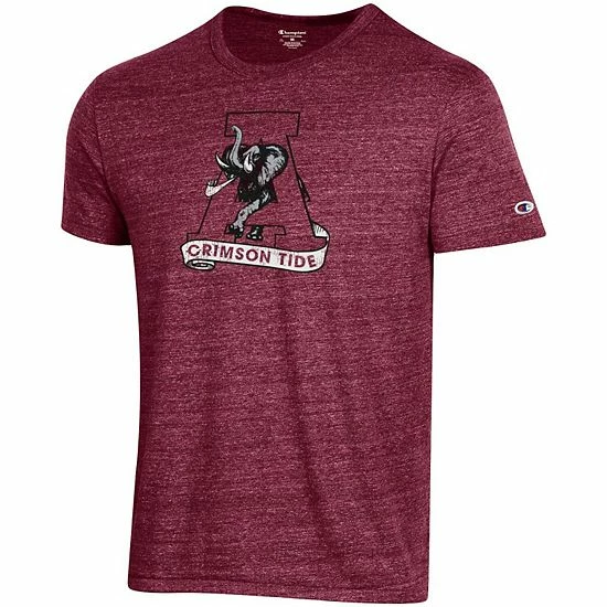 Men's Champion Heathered Crimson Alabama Crimson Tide Vault Logo Tri-Blend T-Shirt Men's Champion Heathered Crimson Alabama Crimson Tide Vault Logo Tri-Blend T-Shirt -Champion shop unnamed file 10099