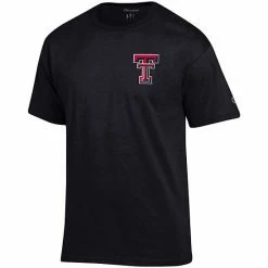 Men's Champion Black Texas Tech Red Raiders Stack 2-Hit T-Shirt -Champion shop unnamed file 10102