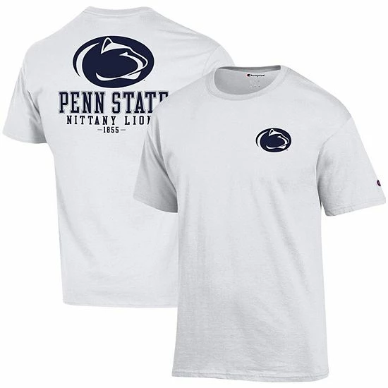 Men's Champion White Penn State Nittany Lions Stack 2-Hit T-Shirt Men's Champion White Penn State Nittany Lions Stack 2-Hit T-Shirt -Champion shop unnamed file 10104