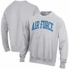 Men's Champion Heathered Gray Air Force Falcons Arch Reverse Weave Pullover Sweatshirt -Champion shop unnamed file 10120