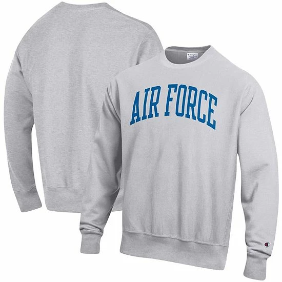 Men's Champion Heathered Gray Air Force Falcons Arch Reverse Weave Pullover Sweatshirt Men's Champion Heathered Gray Air Force Falcons Arch Reverse Weave Pullover Sweatshirt -Champion shop unnamed file 10121