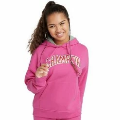Women's Champion® Powerblend Fleece Hoodie Emerald Night Oxford -Champion shop unnamed file 1014