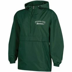 Women's Champion Green Michigan State Spartans Packable Half-Zip Light Rain Jacket 4 Women's Champion Green Michigan State Spartans Packable Half-Zip Light Rain Jacket -Champion shop unnamed file 10161