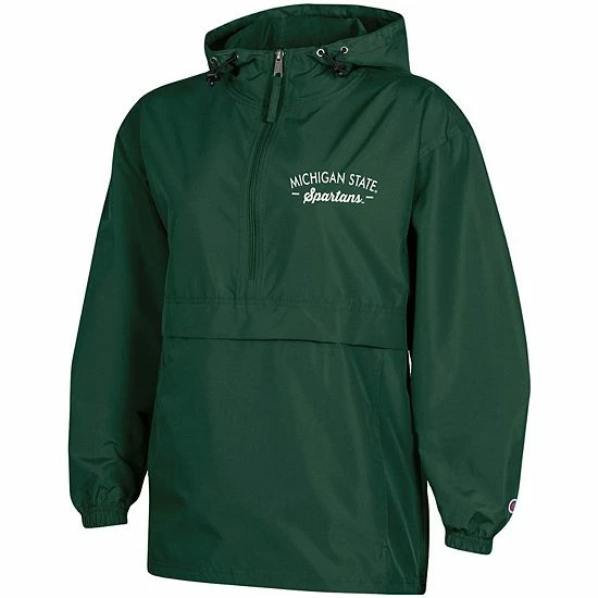 Women's Champion Green Michigan State Spartans Packable Half-Zip Light Rain Jacket Women's Champion Green Michigan State Spartans Packable Half-Zip Light Rain Jacket -Champion shop unnamed file 10161