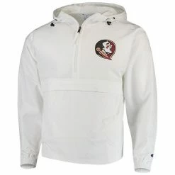 Men's Champion White Florida State Seminoles Tailgate Packable Half-Zip Jacket 4 Men's Champion White Florida State Seminoles Tailgate Packable Half-Zip Jacket -Champion shop unnamed file 10165