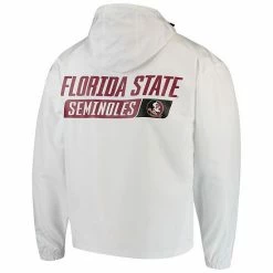 Men's Champion White Florida State Seminoles Tailgate Packable Half-Zip Jacket 5 Men's Champion White Florida State Seminoles Tailgate Packable Half-Zip Jacket -Champion shop unnamed file 10166