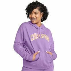 Women's Champion® Powerblend Fleece Hoodie Emerald Night Oxford -Champion shop unnamed file 1017