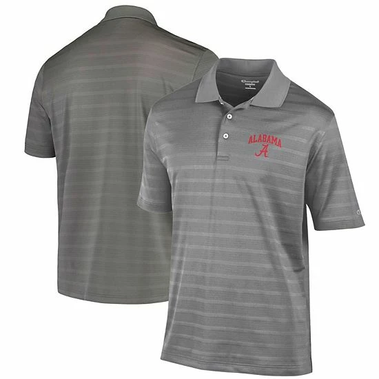 Men's Champion Charcoal Alabama Crimson Tide Textured Polo Men's Champion Charcoal Alabama Crimson Tide Textured Polo -Champion shop unnamed file 10209
