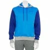 Men's Champion® Colorblock Powerblend Fleece Hoodie Blue Jay Valiant Blue -Champion shop unnamed file 1021