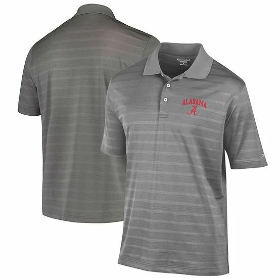 Men's Champion Charcoal Alabama Crimson Tide Textured Polo Men's Champion Charcoal Alabama Crimson Tide Textured Polo -Champion shop unnamed file 10210