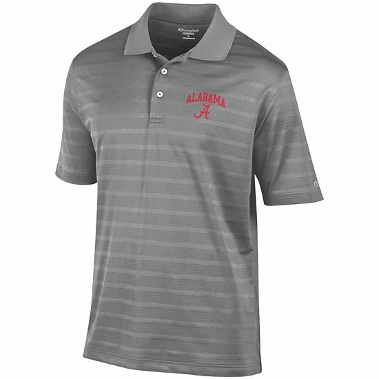 Men's Champion Charcoal Alabama Crimson Tide Textured Polo Men's Champion Charcoal Alabama Crimson Tide Textured Polo -Champion shop unnamed file 10211