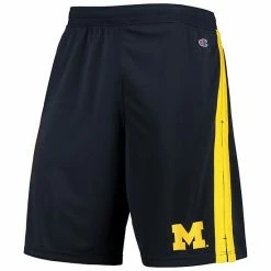 Men's Champion Navy Michigan Wolverines Side Stripe Shorts -Champion shop unnamed file 10246