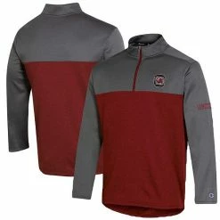 Men's Champion Garnet South Carolina Gamecocks Gameday Quarter-Zip Jacket
