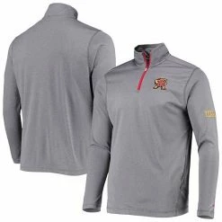 Men's Champion Gray Maryland Terrapins Victory Quarter-Zip Jacket