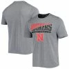 Men's Champion Gray Nebraska Huskers Wordmark Slash T-Shirt 1 Men's Champion Gray Nebraska Huskers Wordmark Slash T-Shirt -Champion shop unnamed file 10454