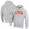 Men's Champion Heathered Gray Clemson Tigers Team Arch Reverse Weave Pullover Hoodie 1 Men's Champion Heathered Gray Clemson Tigers Team Arch Reverse Weave Pullover Hoodie -Champion shop unnamed file 10494