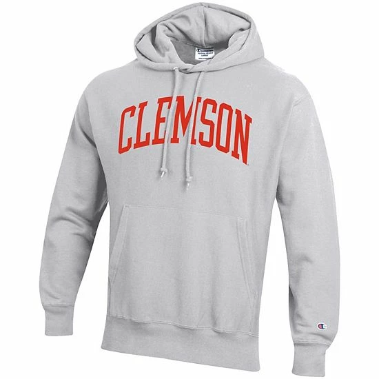 Men's Champion Heathered Gray Clemson Tigers Team Arch Reverse Weave Pullover Hoodie Men's Champion Heathered Gray Clemson Tigers Team Arch Reverse Weave Pullover Hoodie -Champion shop unnamed file 10496