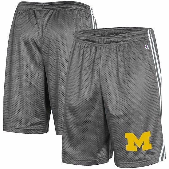 Men's Champion Gray Michigan Wolverines Team Lacrosse Shorts Men's Champion Gray Michigan Wolverines Team Lacrosse Shorts -Champion shop unnamed file 10510