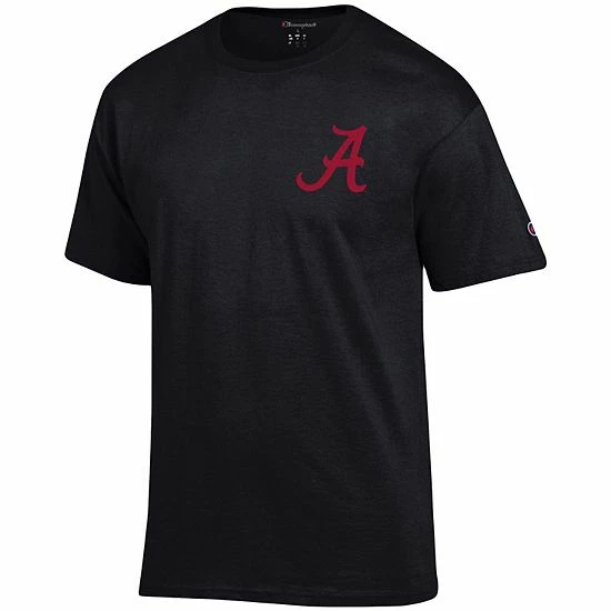 Men's Champion Black Alabama Crimson Tide Team Stack 2-Hit T-Shirt Men's Champion Black Alabama Crimson Tide Team Stack 2-Hit T-Shirt -Champion shop unnamed file 10566