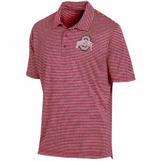 Men's Champion Scarlet Ohio State Buckeyes Stadium Stripe Polo Men's Champion Scarlet Ohio State Buckeyes Stadium Stripe Polo -Champion shop unnamed file 10578