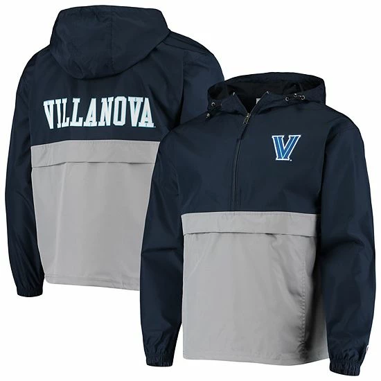 Men's Champion Navy Villanova Wildcats Color Blocked Packable Half-Zip Jacket Men's Champion Navy Villanova Wildcats Color Blocked Packable Half-Zip Jacket -Champion shop unnamed file 10583