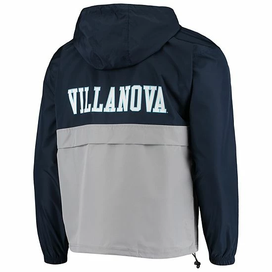Men's Champion Navy Villanova Wildcats Color Blocked Packable Half-Zip Jacket Men's Champion Navy Villanova Wildcats Color Blocked Packable Half-Zip Jacket -Champion shop unnamed file 10584