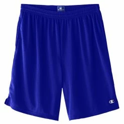 Men's Champion® Mesh Athletic Shorts Team Blue -Champion shop unnamed file 1061
