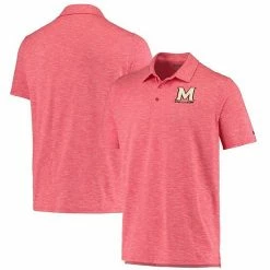 Men's Champion Red Maryland Terrapins Micro Mesh Space-Dye Polo 3 Men's Champion Red Maryland Terrapins Micro Mesh Space-Dye Polo -Champion shop unnamed file 10642