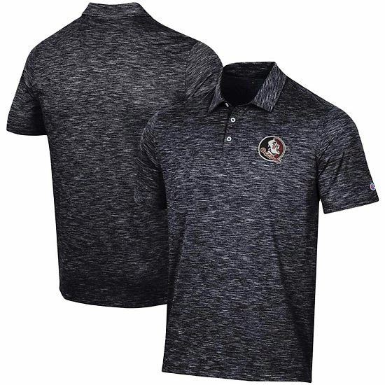 Men's Champion Black Florida State Seminoles Micro Mesh Space Dye Polo Men's Champion Black Florida State Seminoles Micro Mesh Space Dye Polo -Champion shop unnamed file 10650
