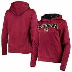 Women's Champion Garnet South Carolina Gamecocks Field Day Arch Logo Pullover Hoodie