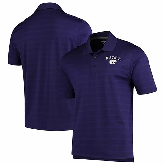 Men's Champion Purple Kansas State Wildcats Textured Polo Men's Champion Purple Kansas State Wildcats Textured Polo -Champion shop unnamed file 10722