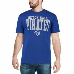 Men's Champion Royal Seton Hall Pirates Core Mascot T-Shirt -Champion shop unnamed file 10731