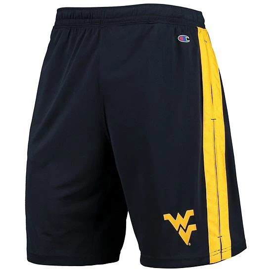 Men's Champion Navy West Virginia Mountaineers Side Stripe Shorts Men's Champion Navy West Virginia Mountaineers Side Stripe Shorts -Champion shop unnamed file 10750