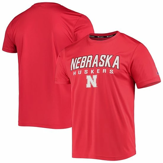 Men's Champion Scarlet Nebraska Huskers Stack T-Shirt Men's Champion Scarlet Nebraska Huskers Stack T-Shirt -Champion shop unnamed file 10753