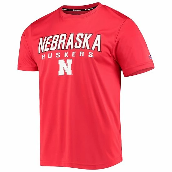 Men's Champion Scarlet Nebraska Huskers Stack T-Shirt Men's Champion Scarlet Nebraska Huskers Stack T-Shirt -Champion shop unnamed file 10754