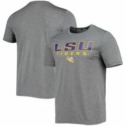Men's Champion Gray LSU Tigers Stack T-Shirt -Champion shop unnamed file 10760