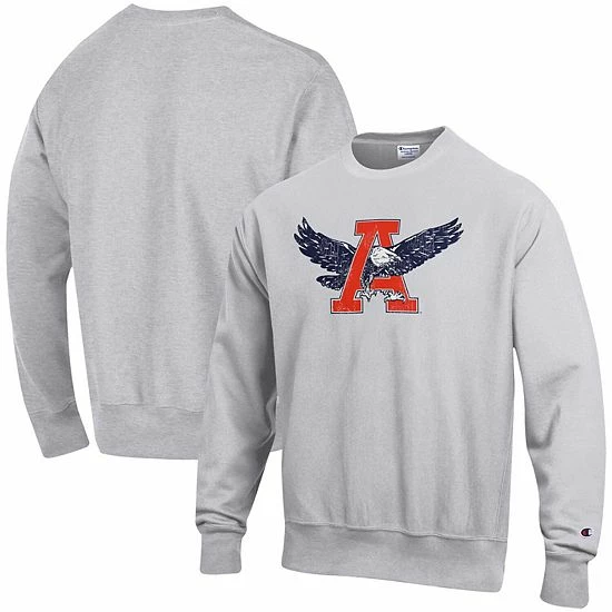 Men's Champion Heathered Gray Auburn Tigers Vault Logo Reverse Weave Pullover Sweatshirt Men's Champion Heathered Gray Auburn Tigers Vault Logo Reverse Weave Pullover Sweatshirt -Champion shop unnamed file 10791