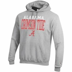 Men's Champion Gray Alabama Crimson Tide Core Powerblend Hoodie 4 Men's Champion Gray Alabama Crimson Tide Core Powerblend Hoodie -Champion shop unnamed file 10818