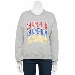 Women's Champion® Powerblend Fleece Crewneck Sweatshirt Oxford Gray 19 Women's Champion® Powerblend Fleece Crewneck Sweatshirt Oxford Gray -Champion shop unnamed file 1085