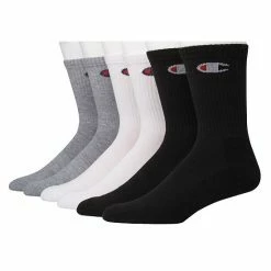 Men's Champion® 6-pack Basic Performance Crew Socks White -Champion shop unnamed file 1114