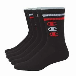 Men's Champion® 6-pack Basic Performance Crew Socks White -Champion shop unnamed file 1115