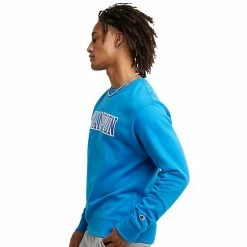 Men's Champion® Powerblend Fleece Crew Sweatshirt White 4 Men's Champion® Powerblend Fleece Crew Sweatshirt White -Champion shop unnamed file 1182