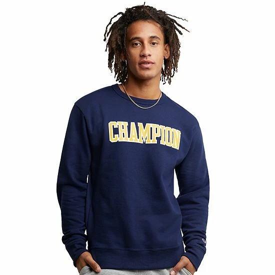 Men's Champion® Powerblend Fleece Crew Sweatshirt White Men's Champion® Powerblend Fleece Crew Sweatshirt White -Champion shop unnamed file 1184