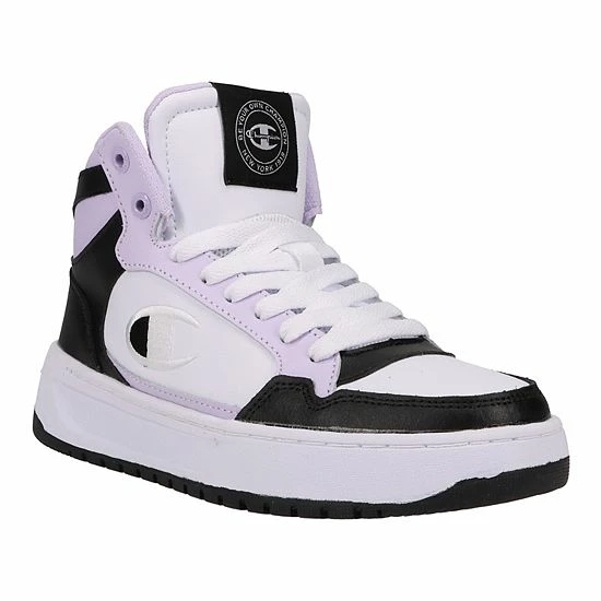 Champion Drome Women's High-Top Shoes White Hush Pink Champion Drome Women's High-Top Shoes White Hush Pink -Champion shop unnamed file 1208