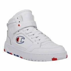 Champion® Drome Men's High-Top Shoes Black White Stormy -Champion shop unnamed file 1219