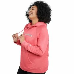 Plus Size Champion® Powerblend Fleece Hoodie Pinky Peach -Champion shop unnamed file 1237