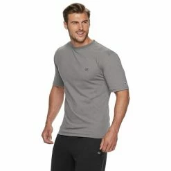 Big & Tall Champion® Solid Tee Green Myth -Champion shop unnamed file 124