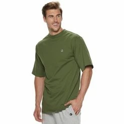 Big & Tall Champion® Solid Tee Green Myth -Champion shop unnamed file 125