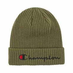 Men's Champion® Pivot 2.0 Cuffed Beanie Green Black Cargo Oliv -Champion shop unnamed file 1251